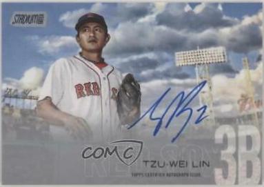 Tzu-Wei Lin #SCA-TL 2018 Stadium Club Baseball Autographs