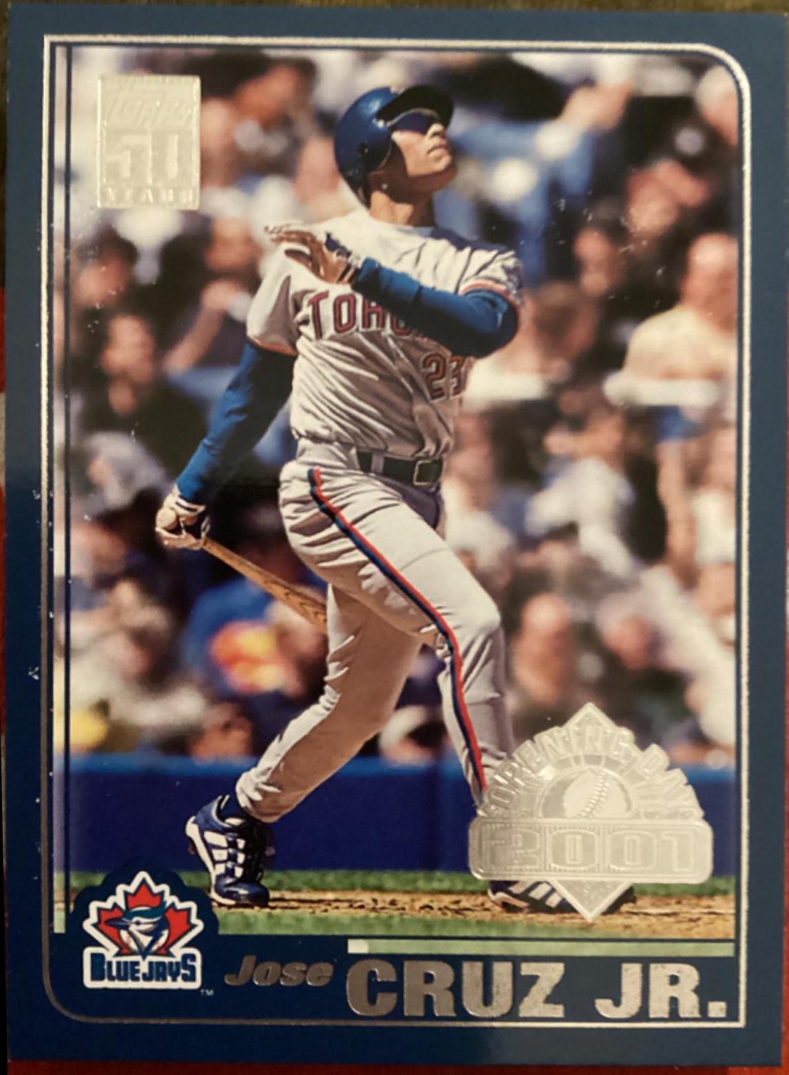 Jose Cruz Jr #28 Baseball Cards 2001 Topps Opening Day