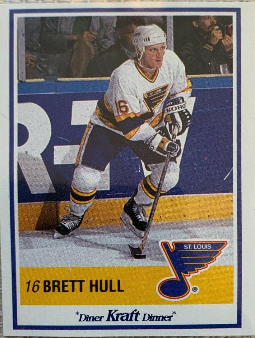 Brett Hull #20 Hockey Cards 1990 Kraft
