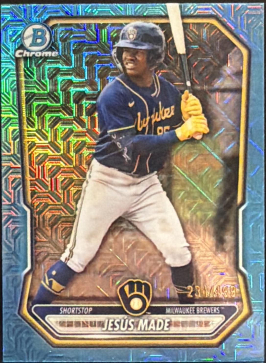 Jesus Made [Blue Mojo Refractor] #BCP-96 Prices | 2026 Bowman