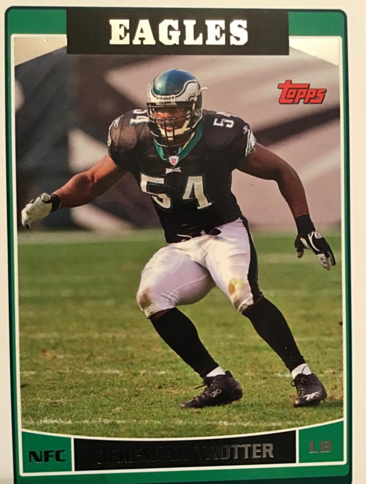 Jeremiah Trotter #PHI9 Football Cards 2006 Topps Team Set Eagles