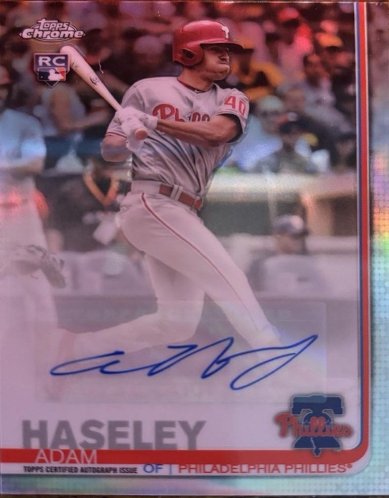 Adam Haseley #AH 2019 Topps Chrome Autographs Baseball