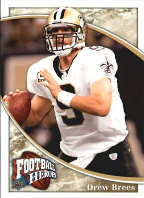 Drew Brees #12 Football Cards 2009 Upper Deck Heroes