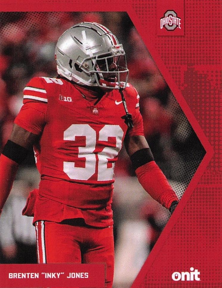 Brenten Inky Jones #B-11 2025 Onit Athlete Ohio State Buckeyes Football