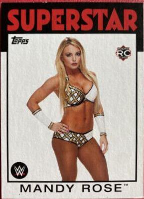 Mandy Rose #47 Wrestling Cards 2016 Topps WWE Heritage
