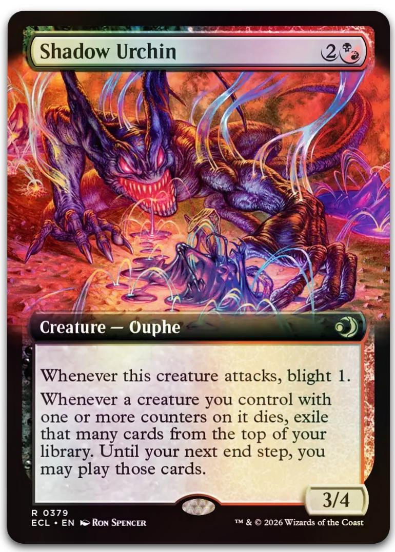 Shadow Urchin [Extended Art Foil] condition prices