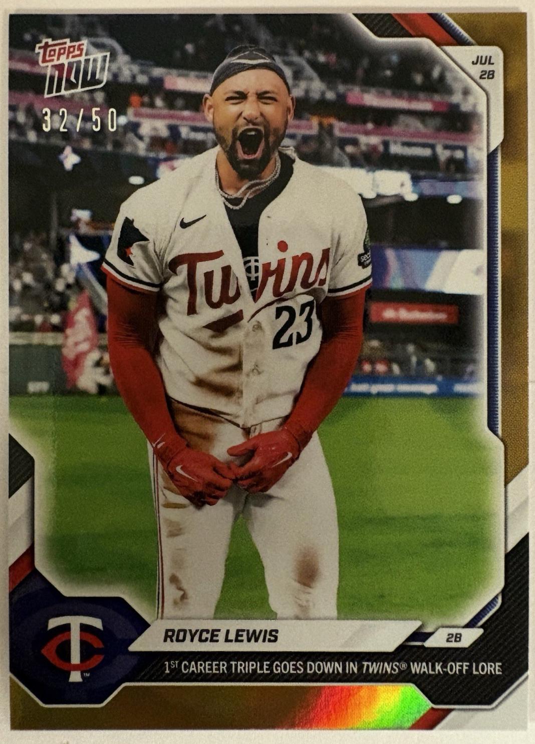 Royce Lewis #496 2026 Topps Now Baseball