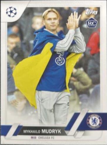 Mykhailo Mudryk #52 2022 Topps UEFA Club Competitions