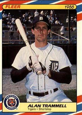 Alan Trammell #41 Baseball Cards 1988 Fleer Superstars