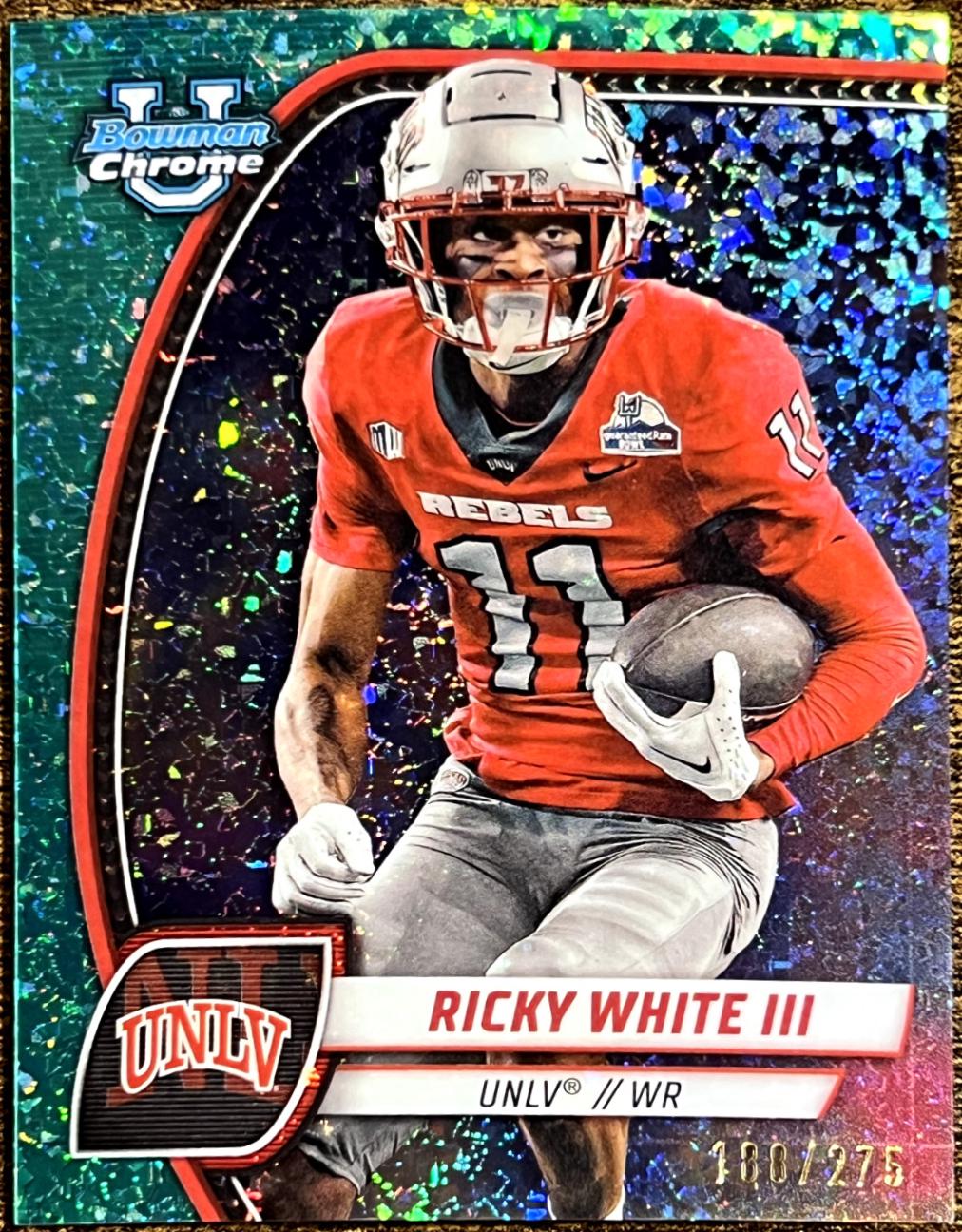 Ricky White III [Aqua Mini Diamond Refractor] #153 Prices | 2024 Bowman ...