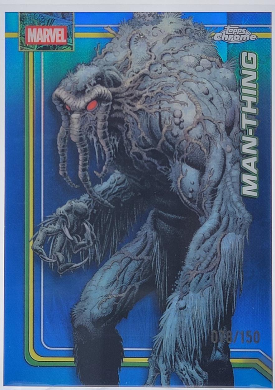 Man-Thing Blue Refractor