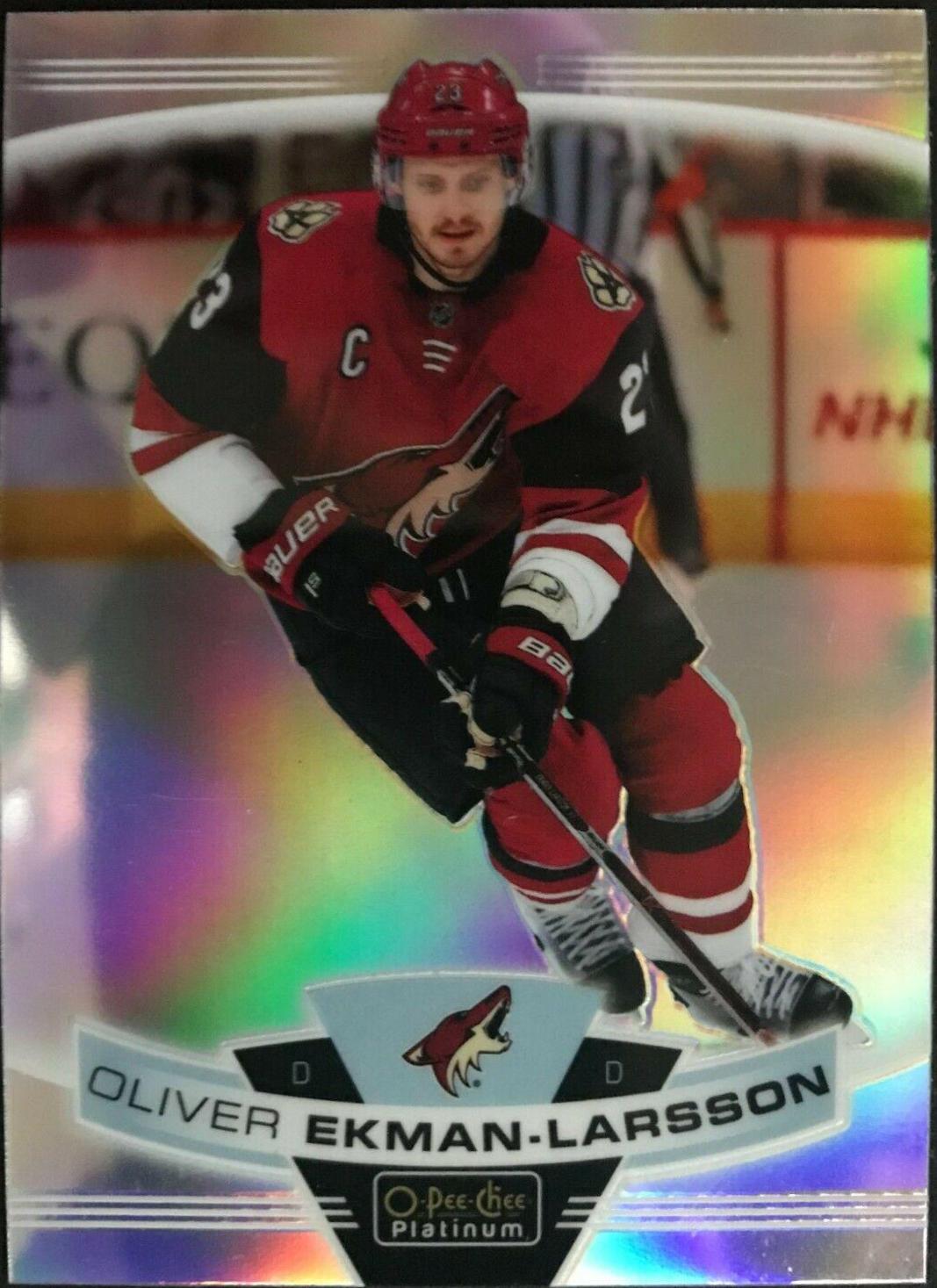 Oliver Ekman Larsson #3 Hockey Cards 2019 O Pee Chee Platinum