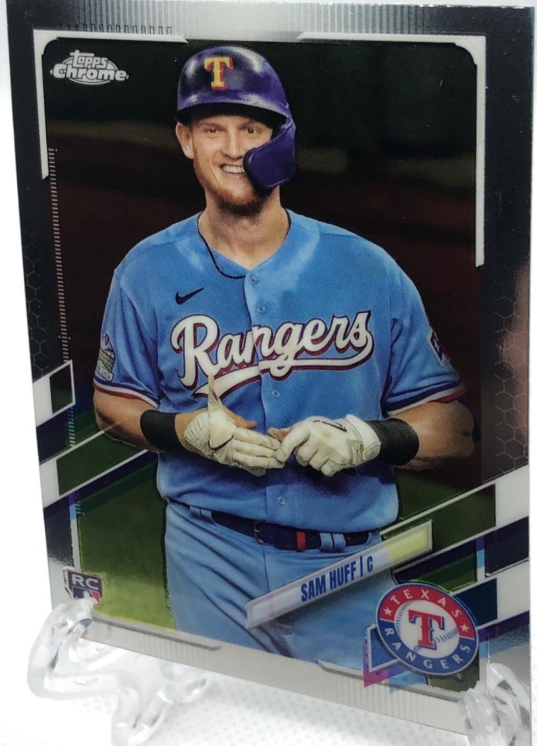 Sam Huff #81 Baseball Cards 2021 Topps Chrome