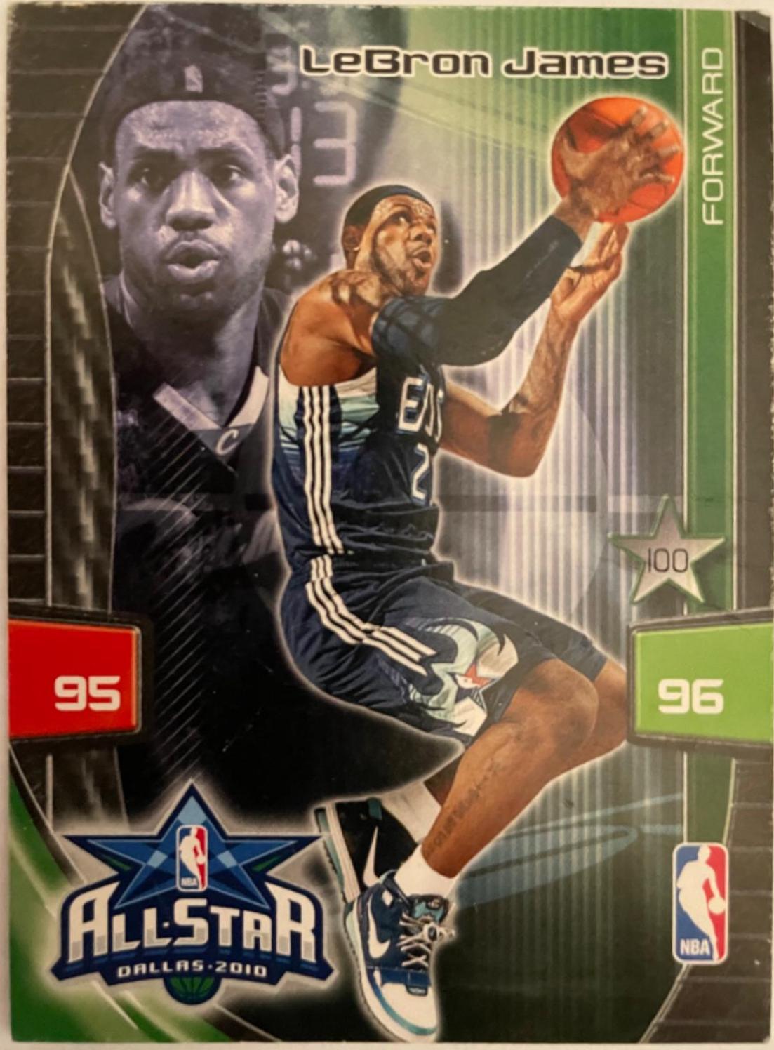 Lebron James Basketball Cards 2010 Panini Adrenalyn XL All-Star