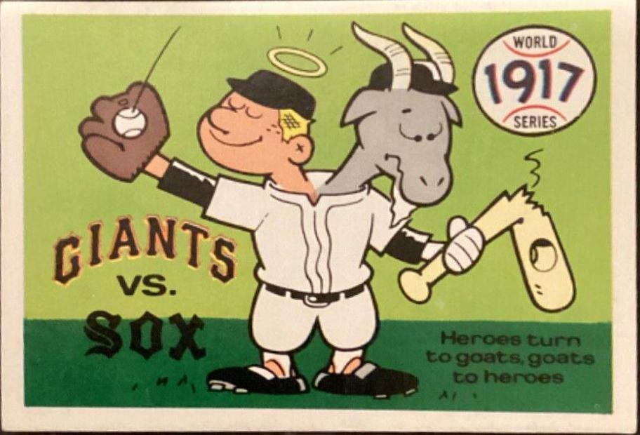 1917 Wht. Sox, Giants #14 Baseball Cards 1970 Fleer World Series