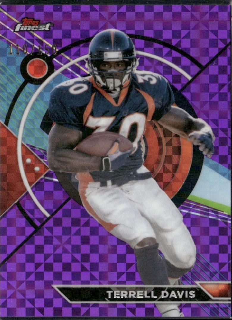 Terrell Davis [Purple Checkerboard Refractor] #180
