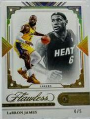 LeBron James #156 Basketball Cards 2021 Panini Flawless Prices