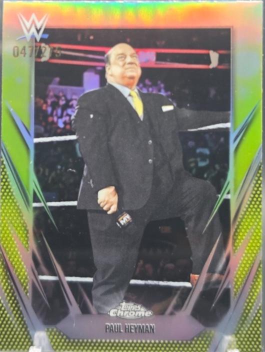 Paul Heyman [Yellow Refractor] #44