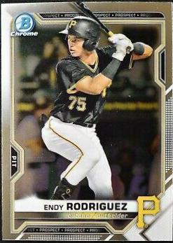 Endy Rodriguez #BDC-168 2021 Bowman Draft Chrome Baseball