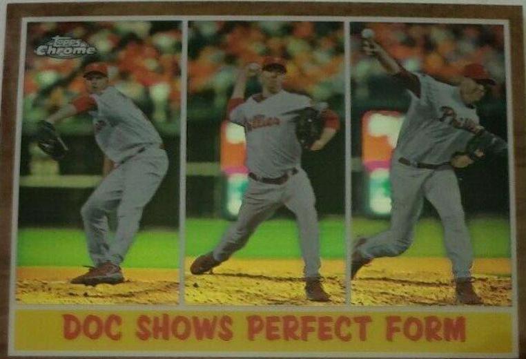 Roy Halladay #C106 Baseball Cards 2011 Topps Heritage Chrome