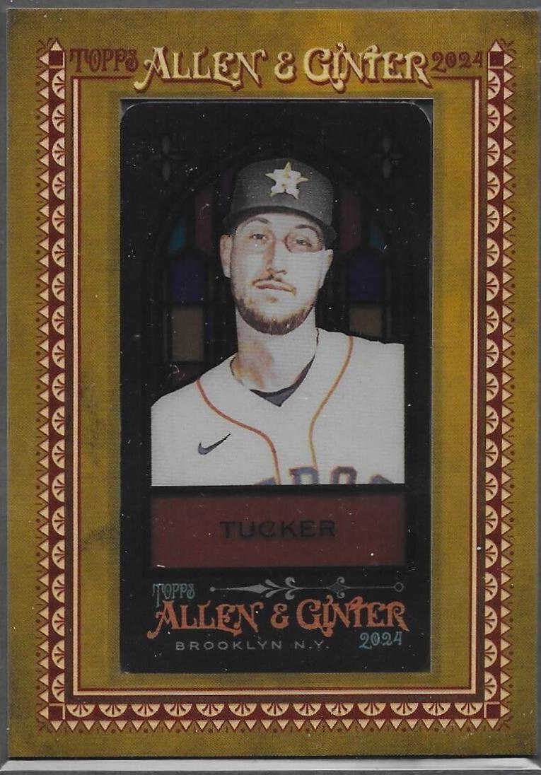 Kyle Tucker #8 Baseball Cards 2024 Topps Allen & Ginter Stained Glass Mini