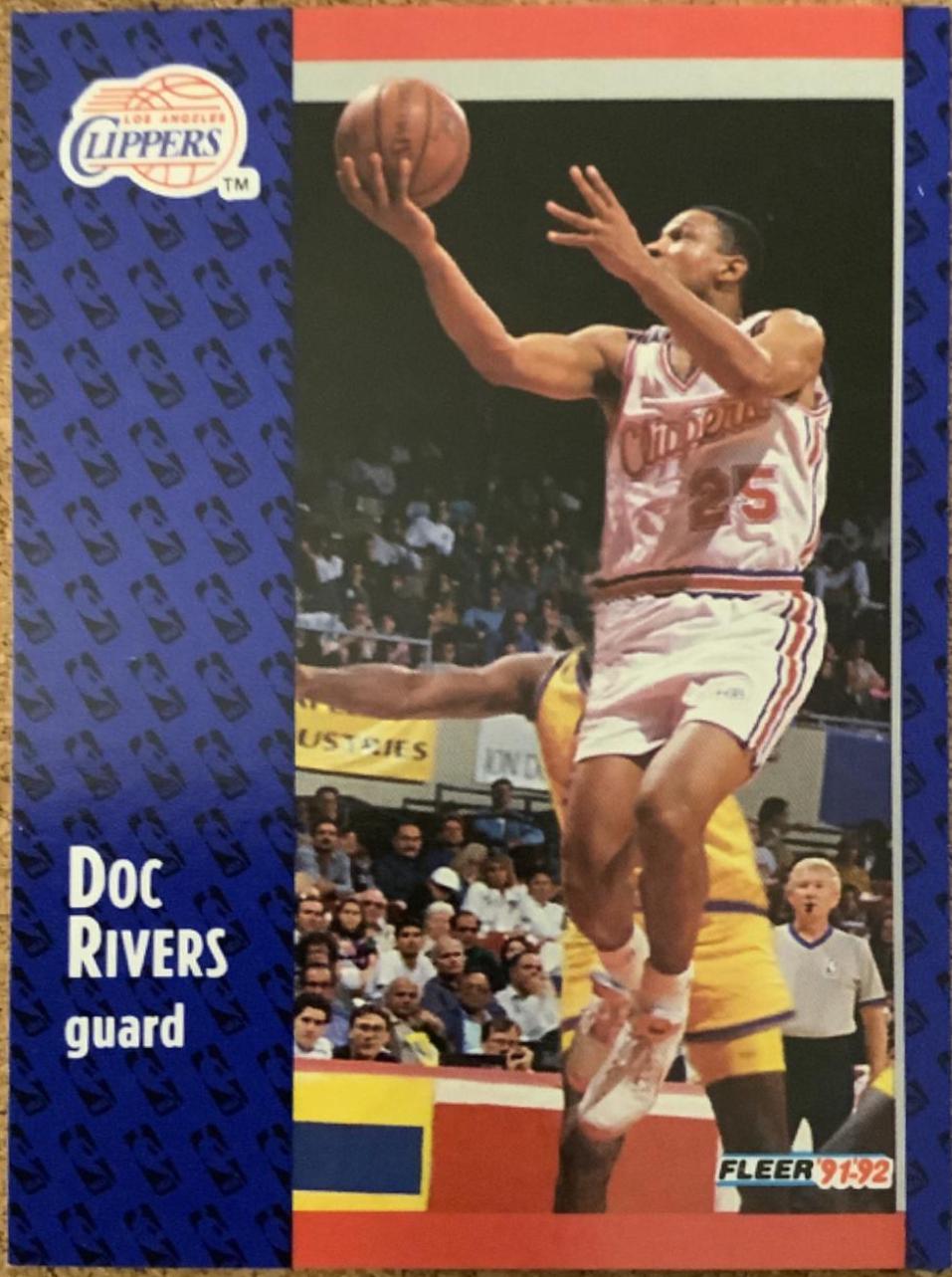 Doc Rivers #298 1991-92 Fleer Basketball