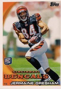 Jermaine Gresham #64 Football Cards 2010 Topps