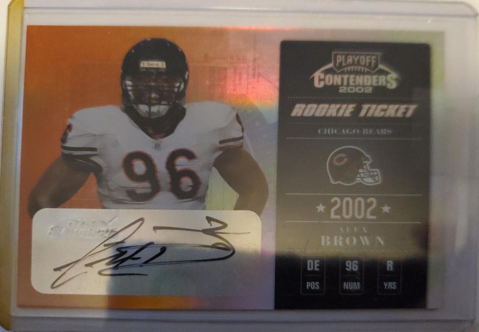 Alex Brown #103 2002 Playoff Contenders Football