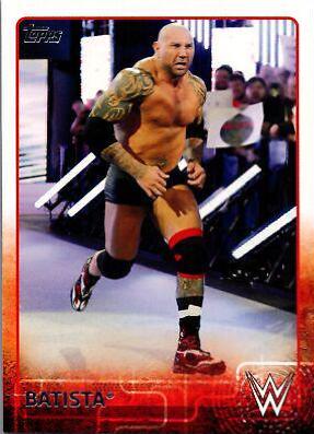 Batista #6 Wrestling Cards 2015 Topps WWE