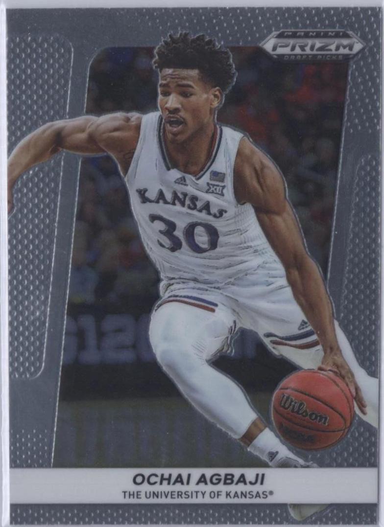 Ochai Agbaji #FB-OA Basketball Cards 2021 Panini Prizm Draft Picks Flashback