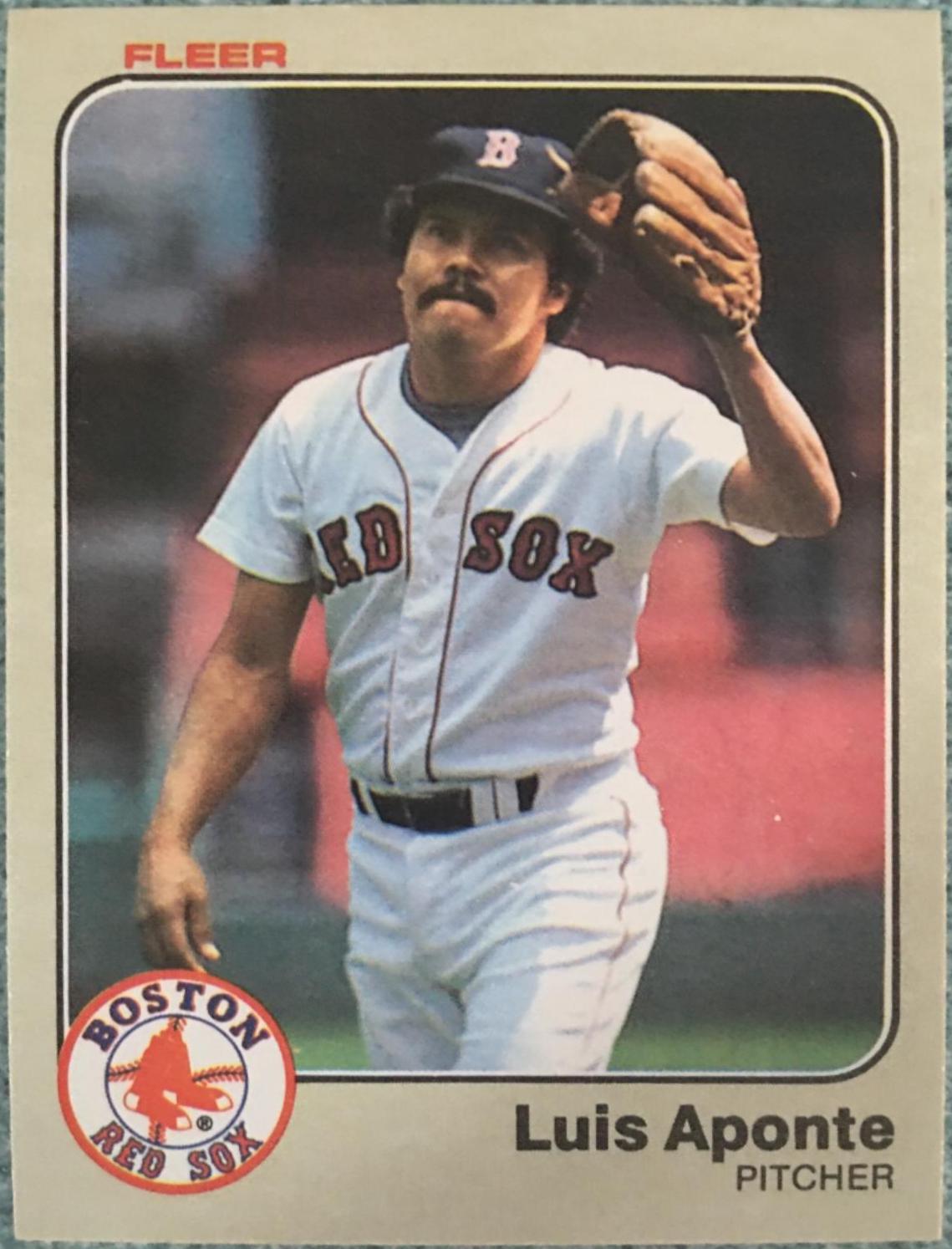 Luis Aponte #178 Baseball Cards 1983 Fleer
