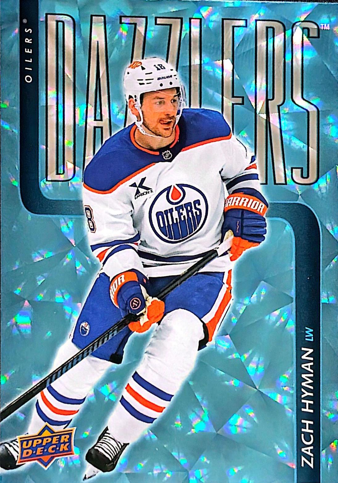 Zach Hyman #DZ-136 2025 Upper Deck Extended Series Dazzlers Hockey
