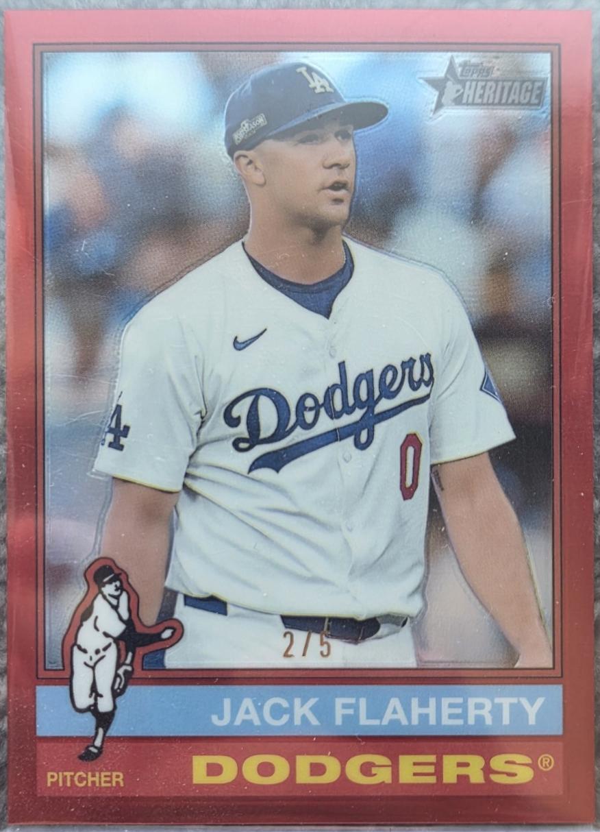 Jack Flaherty [Red Chrome Variation] #304