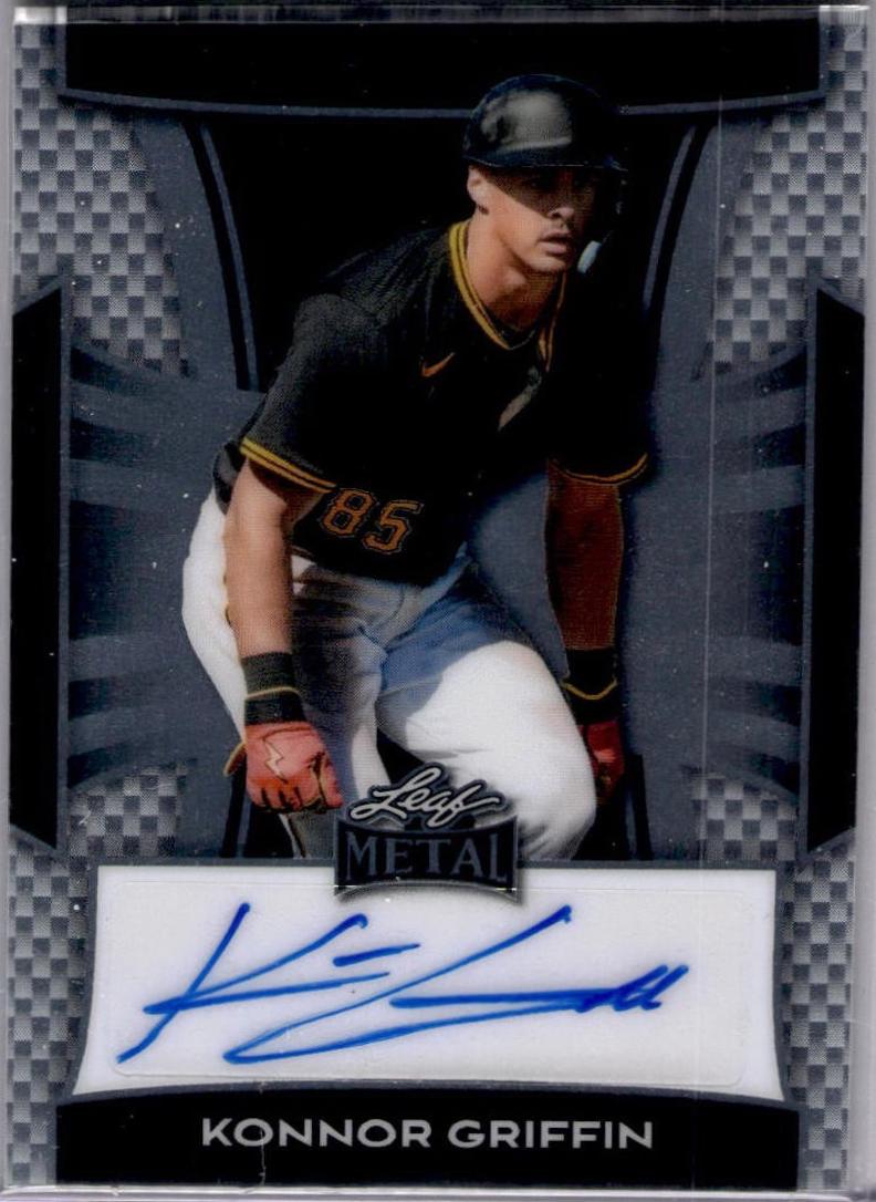 Konnor Griffin #BA-KG1 2025 Leaf Metal Autograph Baseball