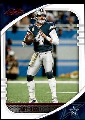 Dak Prescott [Red] #52 Prices | 2020 Panini Absolute | Football Cards
