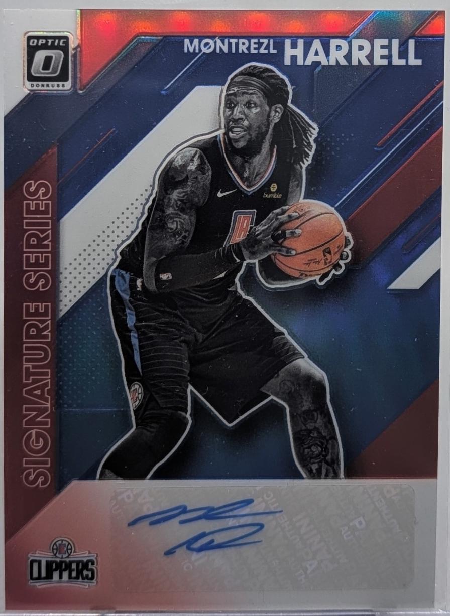 Montrezl Harrell #MHL 2019 Panini Donruss Optic Signature Series Basketball