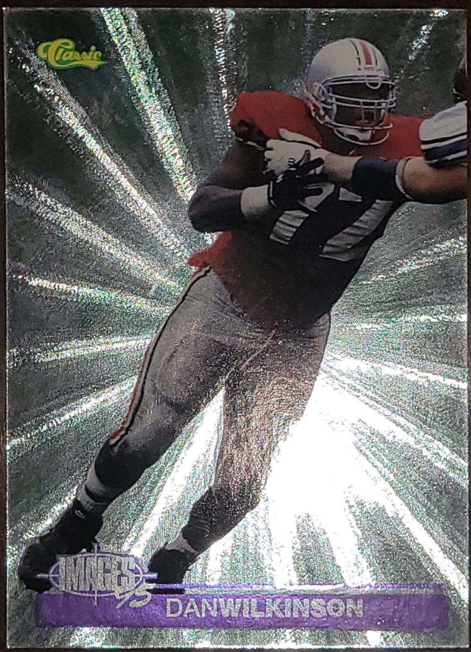 Dan Wilkinson #38 Football Cards 1995 Classic Images Limited