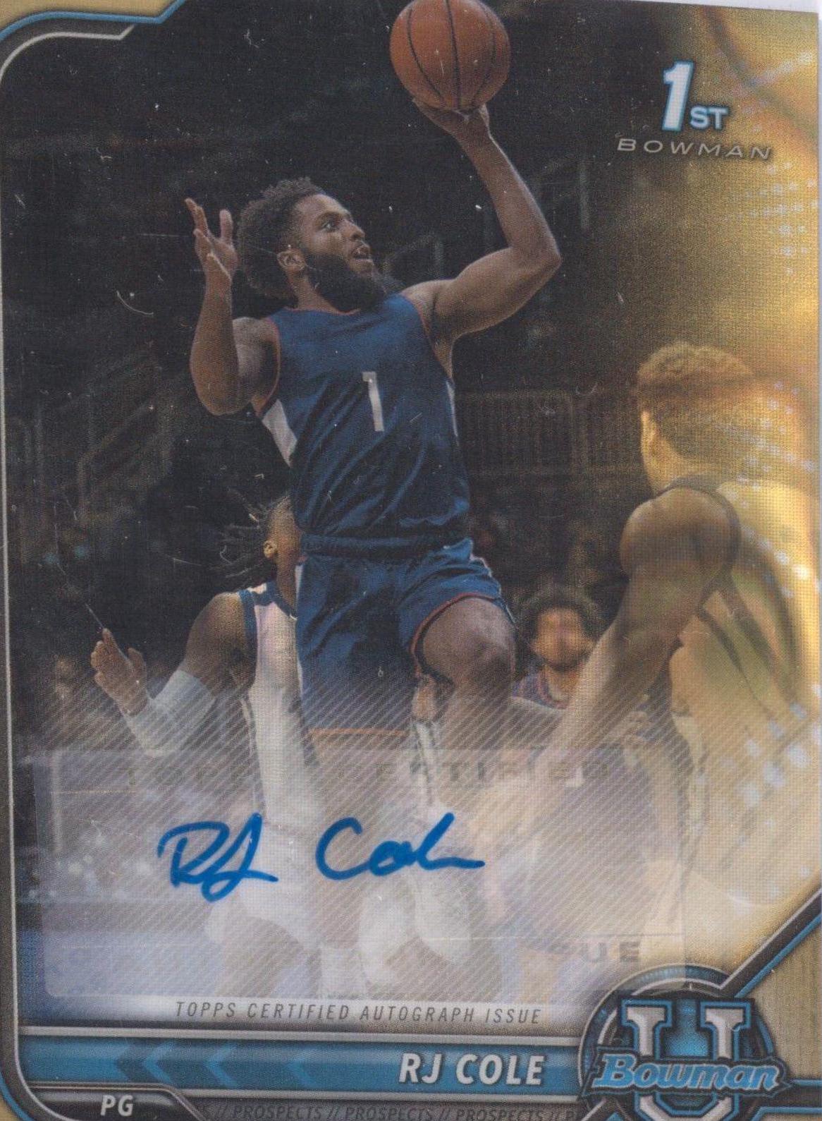 RJ Cole [Gold Lava Refractor] #BCPA-RC