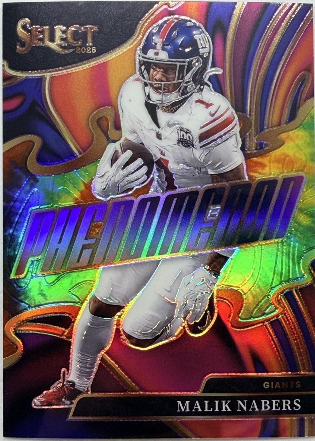 Malik Nabers [Tie-Dye Prizm] #21
