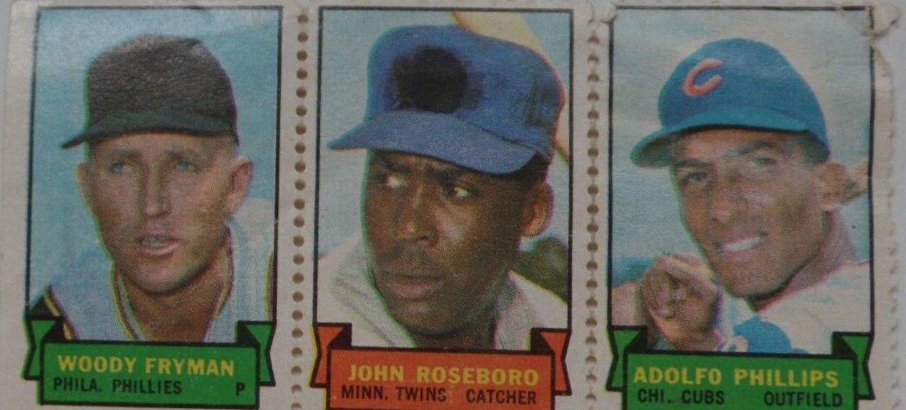 Adolfo Phillips Baseball Cards 1969 Topps Stamps