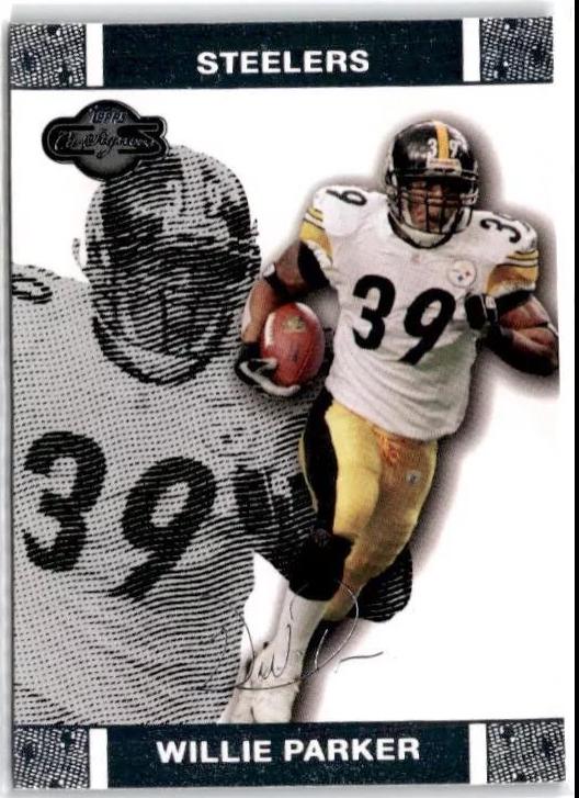Willie Parker #16 Football Cards 2007 Topps CO Signers