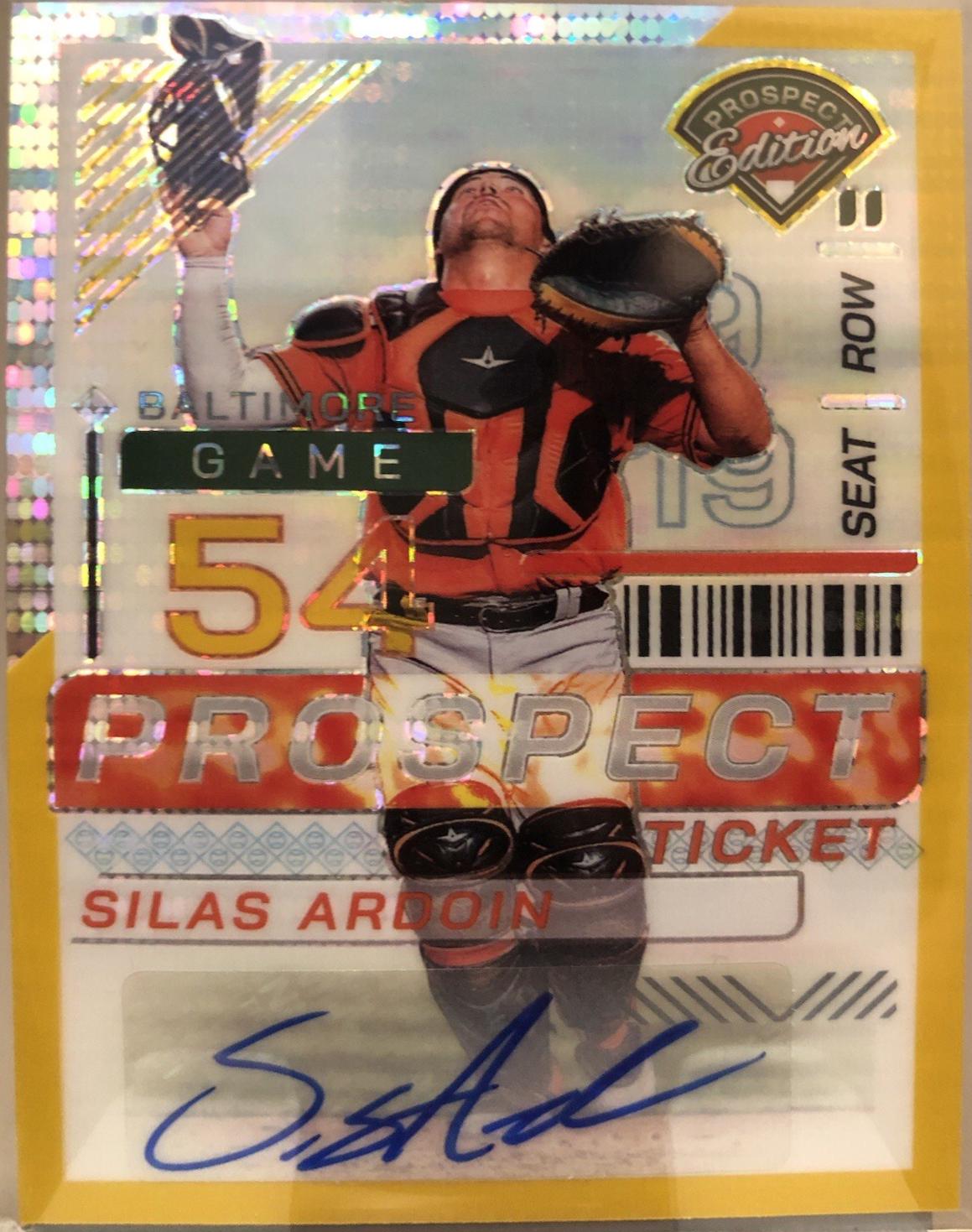 Silas Ardoin [Gold Pulsar Holo Ticket Signature] #31