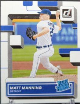 Matt Manning #33 Baseball Cards 2022 Panini Donruss