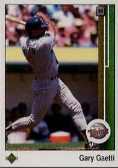 Gary Gaetti #203 Baseball Cards 1989 Upper Deck