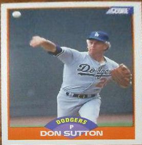 Don Sutton #400 Baseball Cards 1989 Score