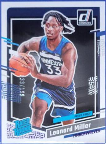 Leonard Miller #209 Basketball Cards 2023 Panini Donruss