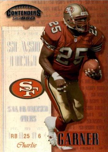 Charlie Garner #57 Football Cards 1999 Playoff Contenders Ssd