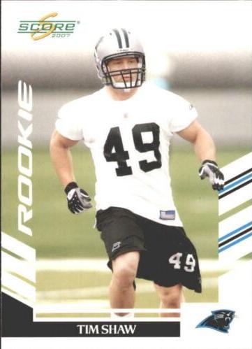Tim Shaw #308 Football Cards 2007 Panini Score Select