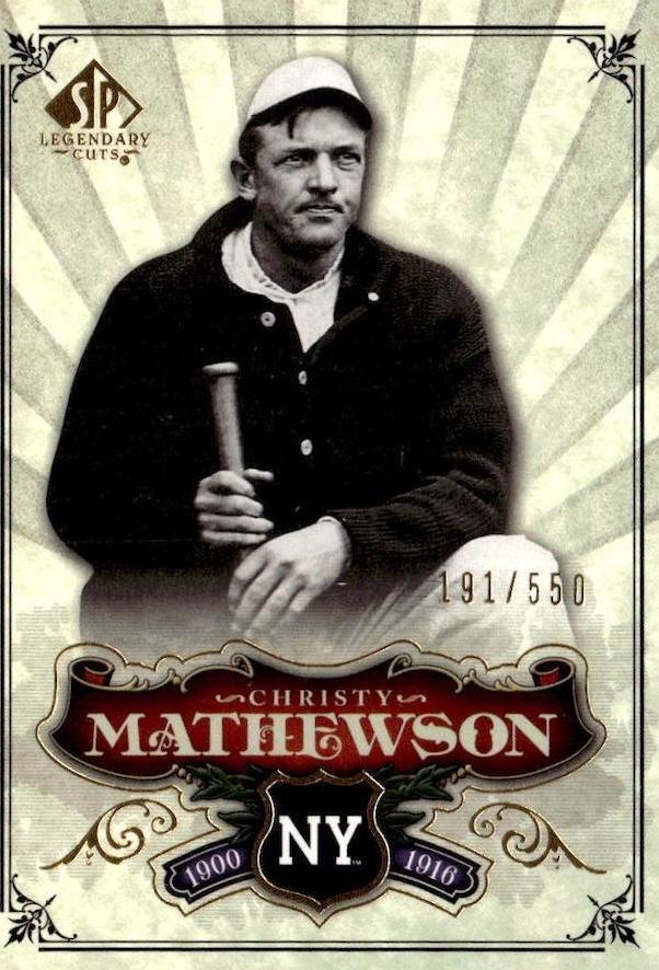 Christy Mathewson #181 2006 Sp Legendary Cuts Baseball