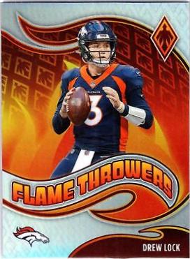 Drew Lock #FT-10 Football Cards 2021 Panini Phoenix Flame Throwers
